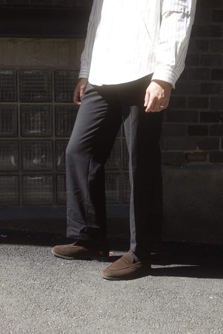 Heritage Threads strumpor burna ute på stan